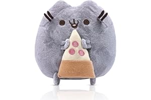 MPQDFG Peluche ​Cuscino, 15CM Gatto Peluche Bambola Giocattolo, Gatto Cartone Animato Cuscino, Kawaii Gatto Sdraiato Peluche Giocattoli di Peluche Natale Compleanno Regalo per Ragazze Ragazzi (Tipo di pizza)