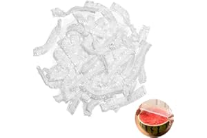 OKTAYOCUM 100 Pcs Shrinkable Food Covers, Fresh Keeping Bags, Elastic Plastic Food Storage Covers Cling Film Bag, Elastic Bowl Lids Kitchen Supplies for Fruit Vegetable Meat Food Preservation (100PCS)