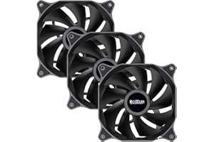 PCCOOLER - Ventola da 120 mm, DN-120 ad alte prestazioni, ventola per PC con raffreddamento ad alte prestazioni, basse vibrazioni e silenziose ventole per computer per custodia PC