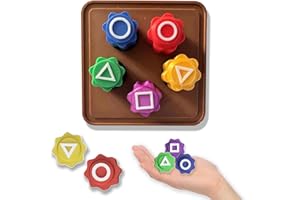 FYZSJWL Gonggi Korean Game, Traditional Koreanisches Spielspiel, Kieselstein Set, Stone Catching Set, Gonggi Traditionelles Koreanisches Spielspiel,Jack Stones Game,für Hand-Auge-Koordination(A)