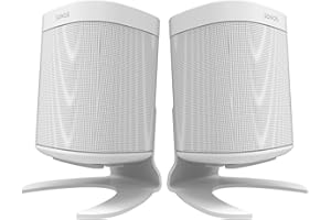 SOUND BASS One, One SL & Play:1 Soporte de Escritorio, Twin Pack, Blanco, Compatible con Altavoces Sonos One & PLAY1