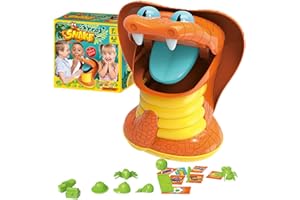 HLJS Rattlesnake Game, Tricky and Scary Rattlesnake Toy, Horror Decompression Snake Toys, Interactive Toy Random Bite Snake Toy, Rattlesnake Tricky Game for Adults Kids