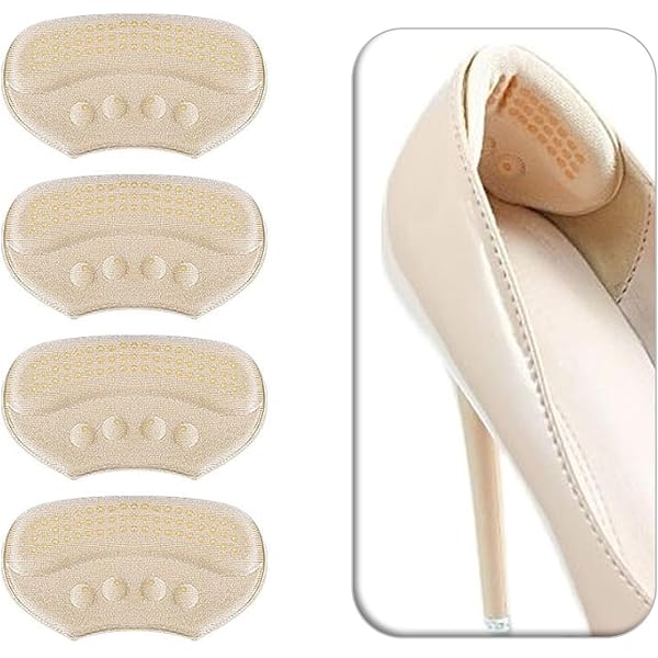 JYNVO 8 Paires De Protections Pour Talons, Auto-adhésif Protege Talon Chaussure, Cousinette