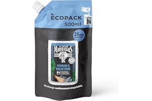 Le Petit Marseillais | Recharge Gel Douche Homme Minéraux & Bois de Cèdre (écopack de 500 ml) – Formule 4 en 1 corps, cheveux, visage & barbe – 92% d'ingrédients d'origine naturelle et pH neutre