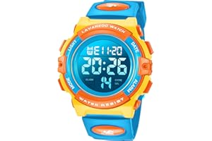 BEN NEVIS Reloj Digital para Niños para Deportes al Aire Libre Multifunción Resistente al Agua Reloj Digital con Alarma LED y Fecha de Calendario para Niños de 6 a 15 Años