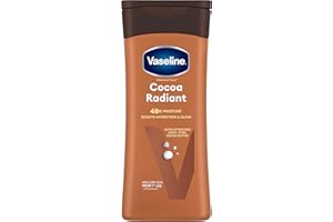 Vaseline Intensive Care Cocoa Radiant Body Lotion with ultra-hydrating lipids and pure cocoa butter for dry skin 200 ml