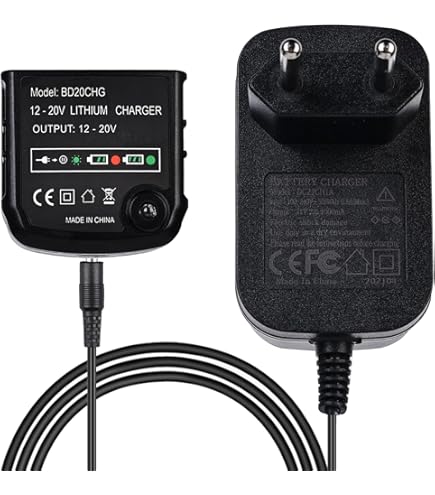 Chargeur de remplacement pour batterie NI-MH Black & Decker 9.6