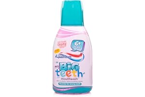 Grandes dents Aquafresh rince-bouche