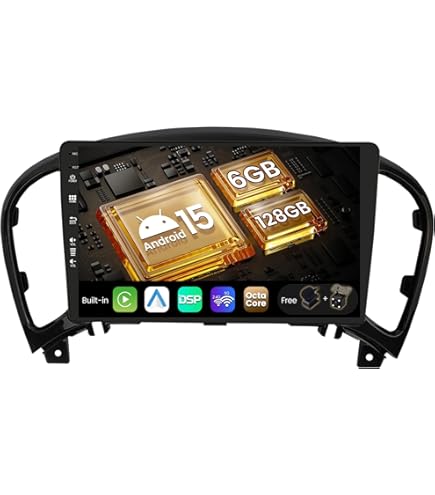 Autoradio Android 13 - Junsun - Nissan Juke YF15 - 9" Écran Tactile - Bluetooth 5.0 - GPS RDS - Auto