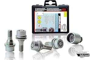 Fits Peugeot 208 Models 2012 To 2024 Heyner Germany Stil Block PRO Locking Wheel Nuts M12x1.25 Set 4 Locks Thatcham Quality Assured Bolts 766/5