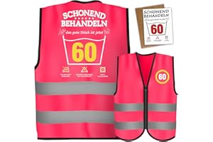 Giftota 30/40/50/60/70 Geburtstag Frauen, Rentner Weste Frau mit Grußkarte, Lustig Geburtstagsgeschenk Renteneintritt Geschenk für Frauen Mama Oma