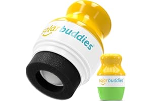 Solar Buddies Sonnencreme-Applikator - Einzeln Grün - Nachfüllbarer Roll-on Schwammapplikator für Sonnencreme, Sonnenmilch & Lotion für Kinder, Erwachsene & Familien - Fasst 100ml