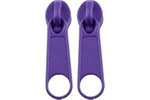 The Funky Barcode ZIP PULL PURPLE STUD EARRINGS Gift Box Available