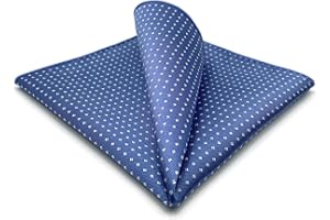 S&W SHLAX&WING Pañuelos de Bolsillo para Hombres Puntos Negocios Grande para Chaqueta de Traje