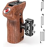 SMALLRIG Manico Laterale in Legno con Pulsante di Avvio/Arresto Della Registrazione a Distanza per Sony FX30 FX3 A7IV A7III A