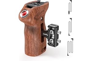 ‎SMALLRIG SMALLRIG Side Handle Gwintowany Uchwyt Boczny Ze Zdalnym Wyzwalaczem Nagrywania Start/Stop Dla Sony A7Siii/A6000, Dla Panasonic Dla Fujifilm Dla Z Cam, Z 3 Kablami Sterującymi - 3323