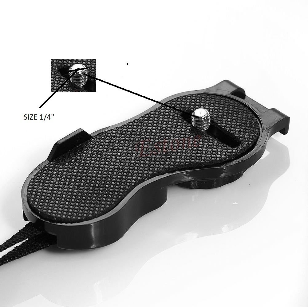 Boosty® PU Leather Soft Adjustable Hand Grip Wrist Strap Compatible with Canon, Fujifilm, Nikon, Sony and More DSLR, Mirrorless Cameras (Black) - Image 4