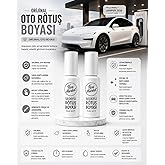 TESLA Model 3, Model Y, Juniper, PM00 Beyaz İnci R&ouml;tuş Boyası 25+25ml Sedefli Şişe Seti