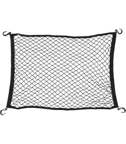 Rete Elastica Copribagagli Per Carrello Da Spiaggia E Giardino Yardenfun, Con 4 Ganci, Universale, Resistente