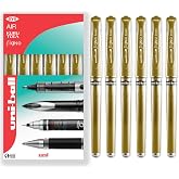 Uni-Ball UM-153S Gel Impact Rollerball Pen Ball Point 1mm Tip - Black/Blue/Red e