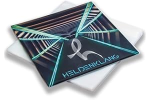 Heldenklang® 12" Schallplatten Hüllen - Extra dicke LP-Schutzhüllen - Sehr transparent - Aus Deutschland - 50 Stück