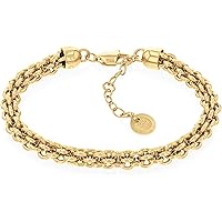 BOSS Jewelry Bracciale Donna Con Catene Multiple E Charm - Collezione IRIS, Acciaio Inossidabile E Cristalli, 1580331 - 2