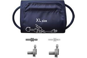 WASAII 22–52 cm, bardzo duży mankiet do pomiaru ciśnienia krwi, regulowany pasek do pomiaru ciśnienia krwi, przenośny, cyfrowy mankiet do pomiaru ciśnienia krwi z wymiennym złączem dla osób starszych,