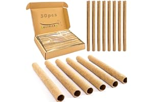 Lesimnky 30PCS Birds Perch Covers, Sand Perch for Bird Cage Platform Accessories Bird Perch Covers Sandpaper Sand Perch Covers for Parakeets Canaries Finches & Small Birds, Yellow