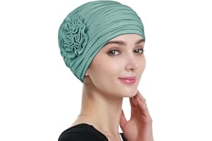 Alnorm Flower Design Chemo Hair Loss Caps Cancer Headwear for Women