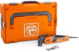 FEIN Multimaster MM 700 Max, MultiTool con hoja de sierra bimetálica para metal y plásticos, Motor FEIN 450 W Sistema antivibración, Portaherramientas StarlockMax, Cambio herramienta rápido QuickIN