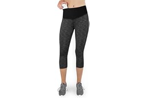Formbelt® Leggings Sportivi da Donna a Tre Quarti con Marsupio per Cellulare Pantaloni da Corsa Fitness Sport Fuseaux Colorati