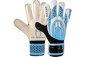 HO SOCCER Trainer Arena Blue Guantes de Portero, Unisex, Azul/Negro