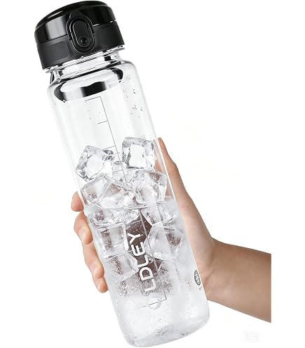 Take It Easy Schulzubehör Trinkflasche 650 Ml Aus Polycarbonat – Inkl. 2 Coolsticks, Spülmaschinenfest Abmessungen 7x23 Cm