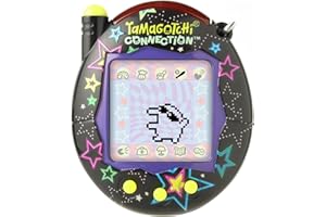 TAMAGOTCHI Bandai Connection Digital Pet Neon Stars Shell Virtual Pet Electronic Toy With Infra-Red Connection For Shared Fun | Kids Toys For Girls And Boys Are Great Japanese Gifts