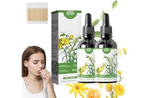 K.KIECHEL ClearBreath Dendrobium & Mullein Extract Herbal Drops,Herbal Body Care Essence,Powerful Lung Support & Cleanse & Respiratory,Clear Breath Dendrobium Mullein Extract for Lung (2PCS)