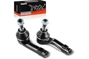 Frankberg 2x Tie Rod End Track Rod End Front Left Right Compatible with B-Max JK 1.0L-1.6L 2012-2024 Ecosport 1.0L 1.5L 2013-2024 Fiesta V Van 1.4L 1.6L 2008-2010 Replace# 8V513C437AA