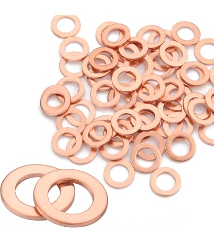 Lot De 5 Joints Plats En Cuivre 20x27x1mm - Rondelles D'étanchéité Pour Plomberie, Mécanique