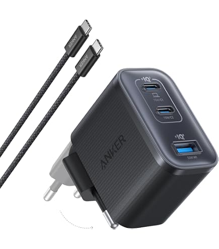 Anker Laptop Charger, 140W Max 4-Port GaN USB C Charger Block with