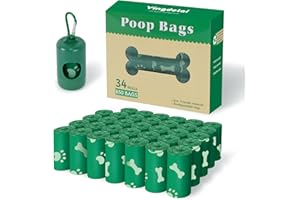 BOTEWO 850 Pezzi Sacchetti Cane Cacca: Sacchetti Cane con 1 Dispenser, Sacchetti Cane Cacca Biodegradabili, Profumati, Extra Spessi, Forti e Prova di Perdite(34 rotoli / 850 unità)