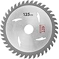Be In Your Mind 125mm Circular Saw Blade 40 Teeth Cutting Disc for Cutting Wood Plywood Dry Walls Medium Density Fiberboard Plastic Non-Metallic Materials