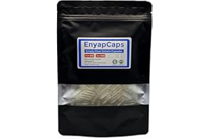 EnyapCaps Extra Large Size 000 x 1000 Clear Hard Empty Gelatin Capsules Gelatine Hard Pill Cases