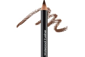 Flormar Vattentät eyeliner - långvarig eyelinerpenna, intensiv svart, enkel applicering - kajal E-vitamin vattentäta ögon - e