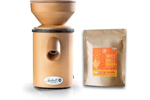 ‎MOCKMILL Getreidemühle Mockmill Professional 200 | frisches Mehl | Made in Germany |+ 2,5 kg Bio Dinkel