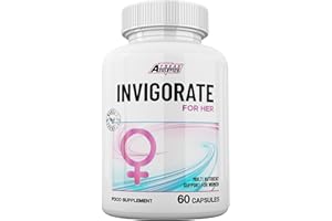 FREAK ATHLETICS Invigorate for Her - A Natural Libido Booster for Women - Multi-Nutrient Support for Women - Containing Maca Root and Tribulus - 1 Month Supply - 60 Vegan Capsules UK Made