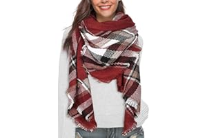heekpek Moda Nappe Morbido Donne Sciarpa Avvolgere Scialle Scarf Wrap Caldo Modello Lattice Scialle Stole con Nappa Stile Quadrato