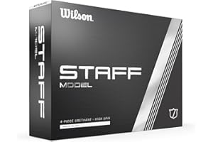 ‎WILSON Wilson Staff Golf Balls, Staff Model, Four Piece High Spin Golf Ball, 12 Balls, Urethane