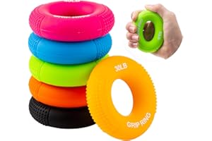 XiYee Fingertrainer, 6 in 1 Handmuskeltrainer Fingertrainer, Premium Handtrainer, Armtrainer, Unterarm Griff Training