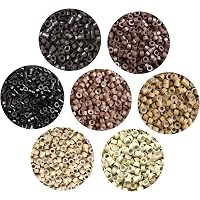 550 Silikon Micro Ringe Für Haarverlängerungen – 4.5 Mm, Schwarz, Haarschonend