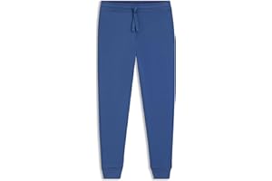 HUGO Mens Dayote232 Logo-Print Tracksuit Bottoms in Cotton Terry