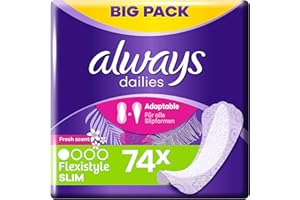 always Slips Flexistyle Slim Fresh BigPack 74